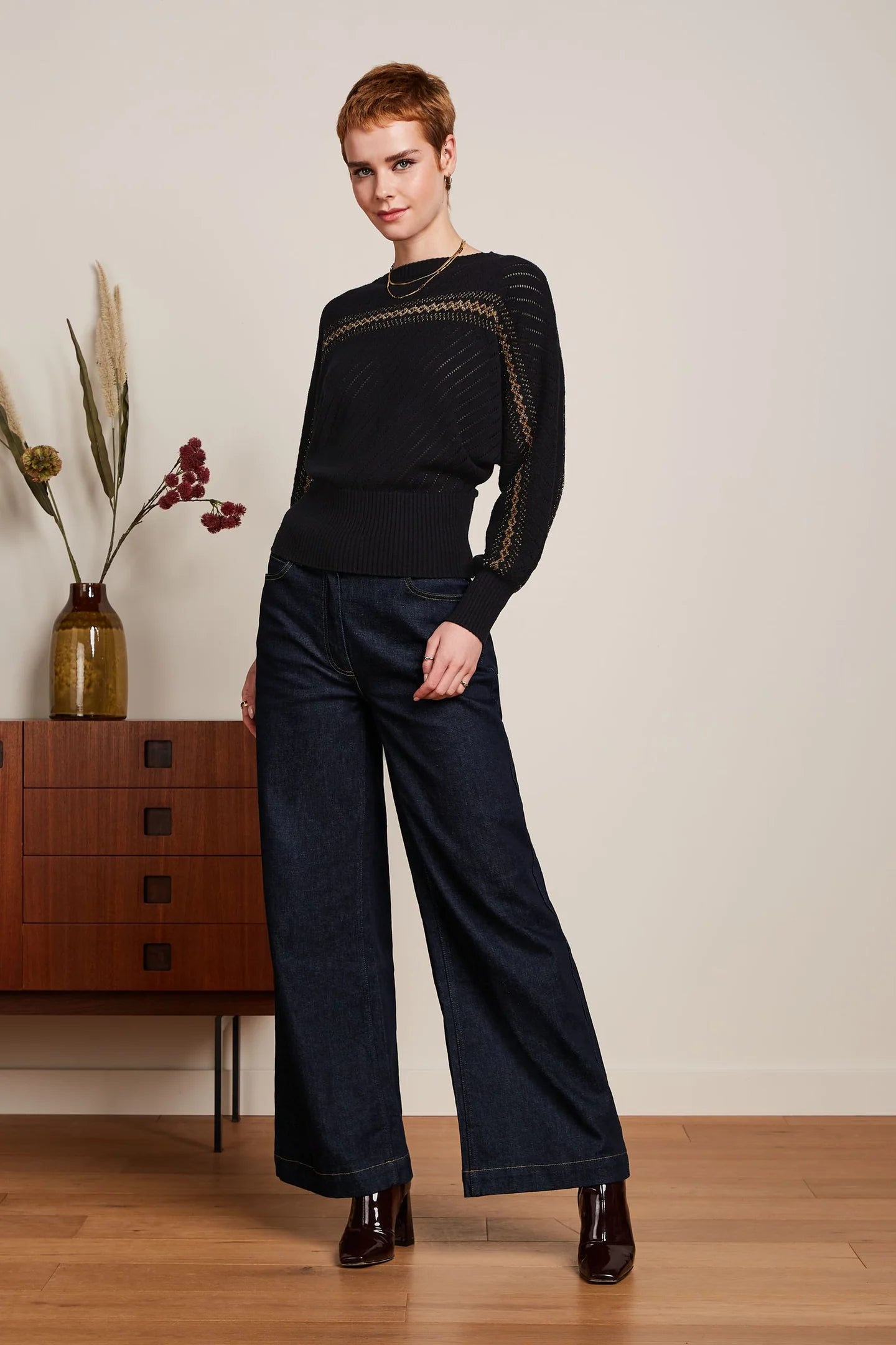 King Louie Nadia Knit Top Eighties