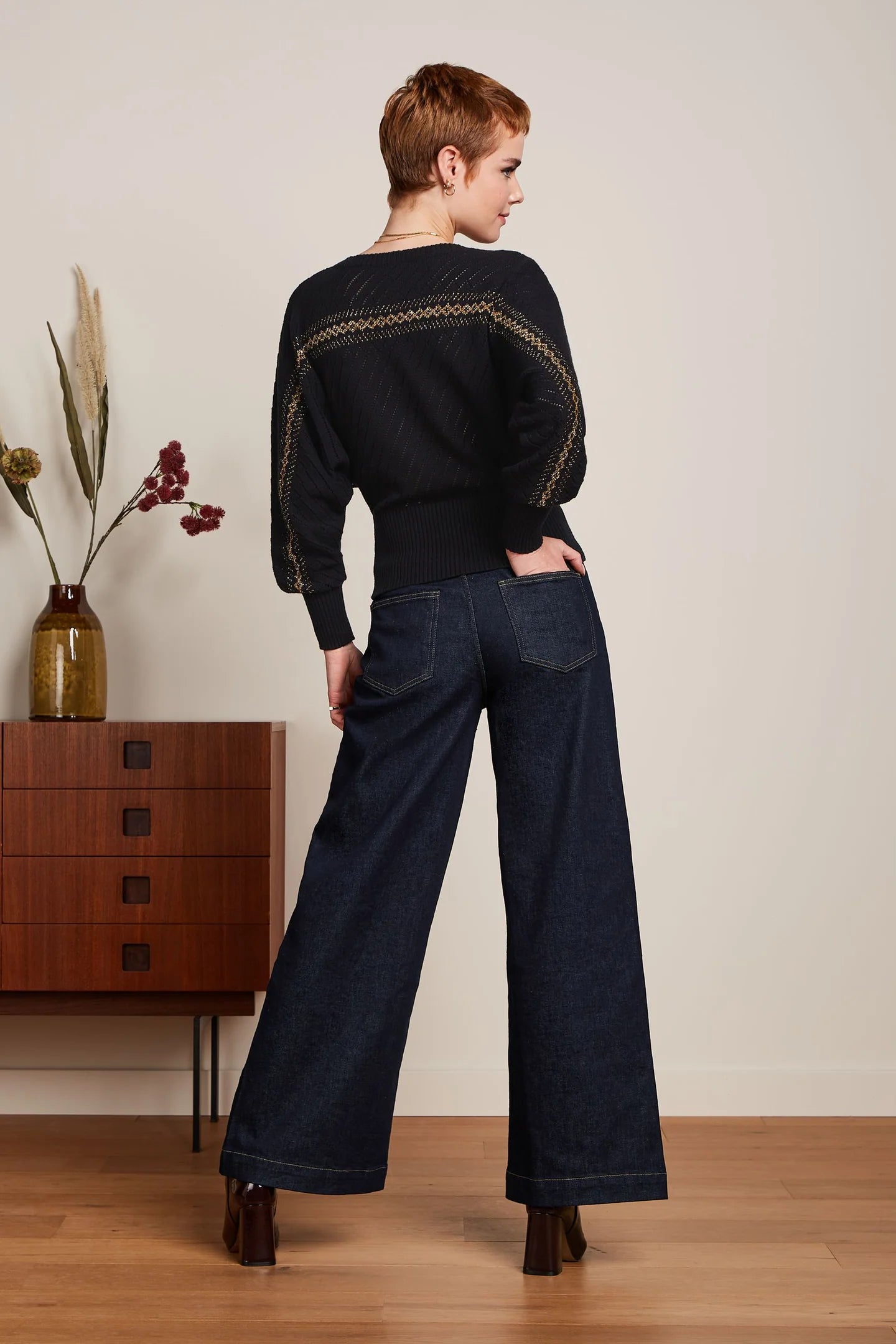 King Louie Nadia Knit Top Eighties