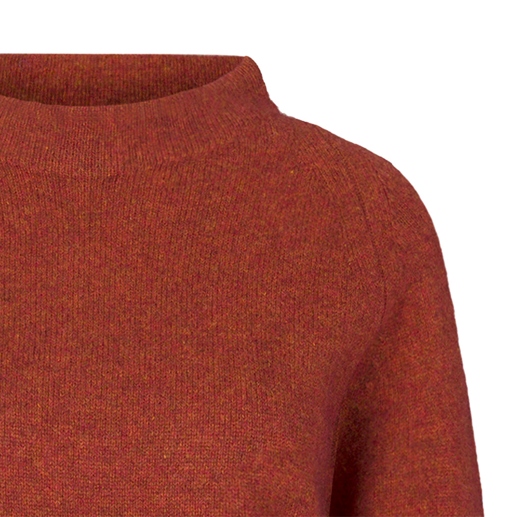 Mansted Zorel Funnel Sweater - Rust