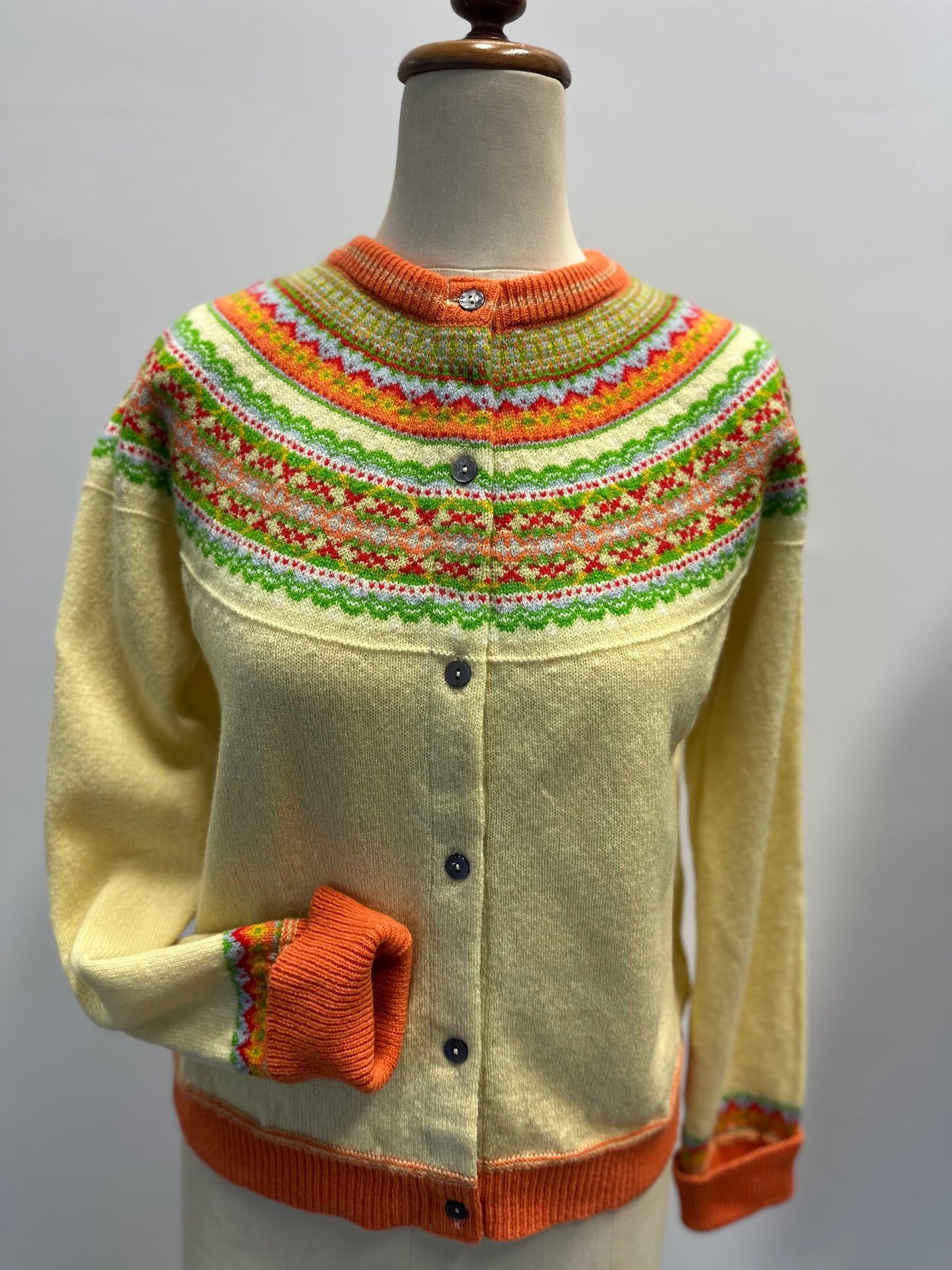 Eribe Alpine Short Cardigan Limoncello