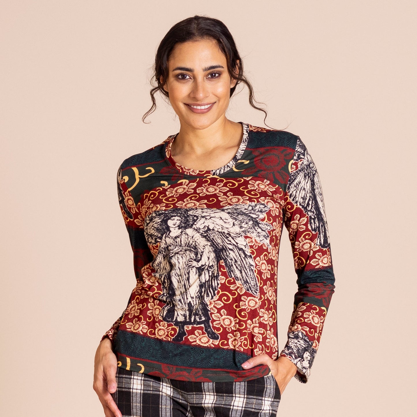 Megan Salmon Angel Tee