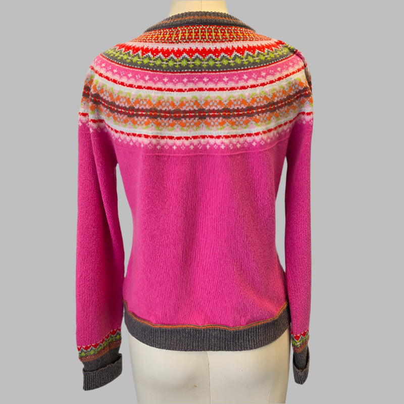 Eribe Alpine Short Cardigan - Pink Lily