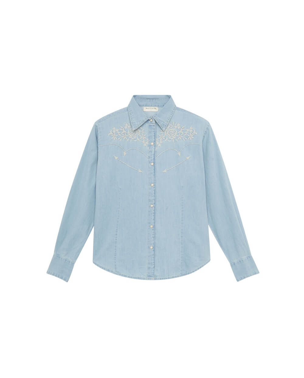 Maison Hotel - Austin Blouse - Mustang Blue