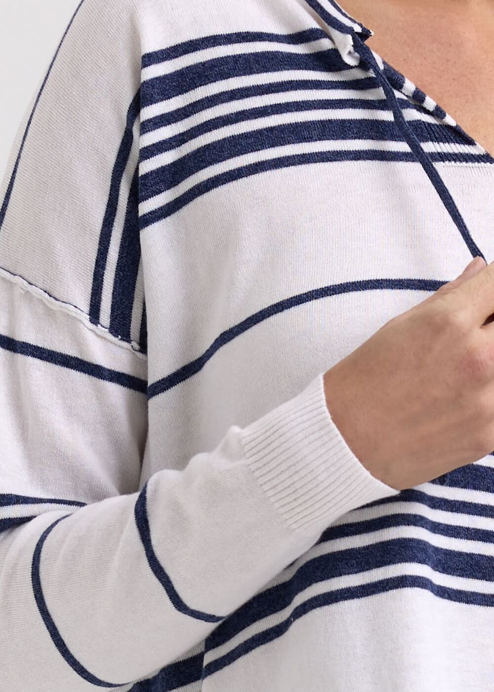 Zaket & Plover - Beach Bum Jumper - White ZP7702