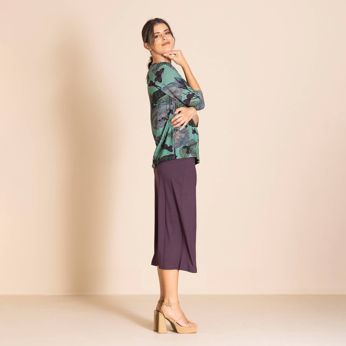Megan Salmon - Butterfly Audrey Tee