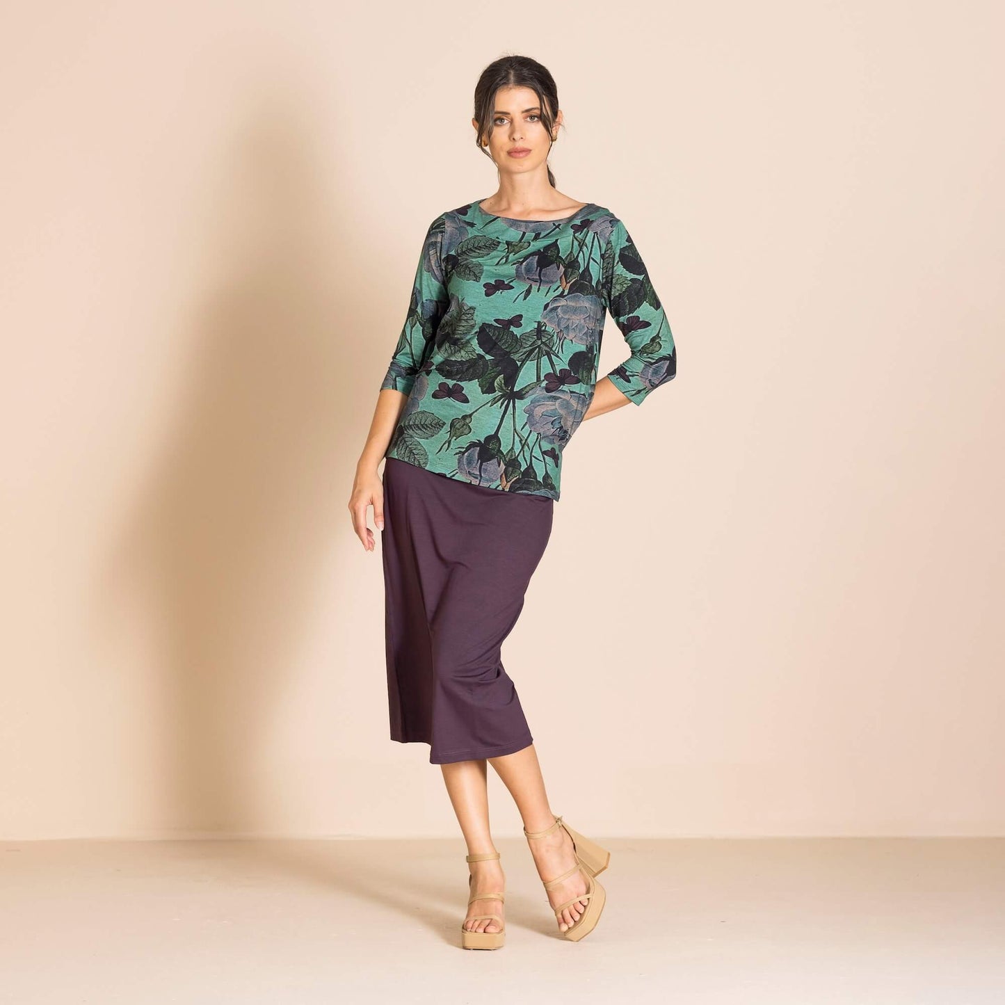 Megan Salmon - Butterfly Audrey Tee