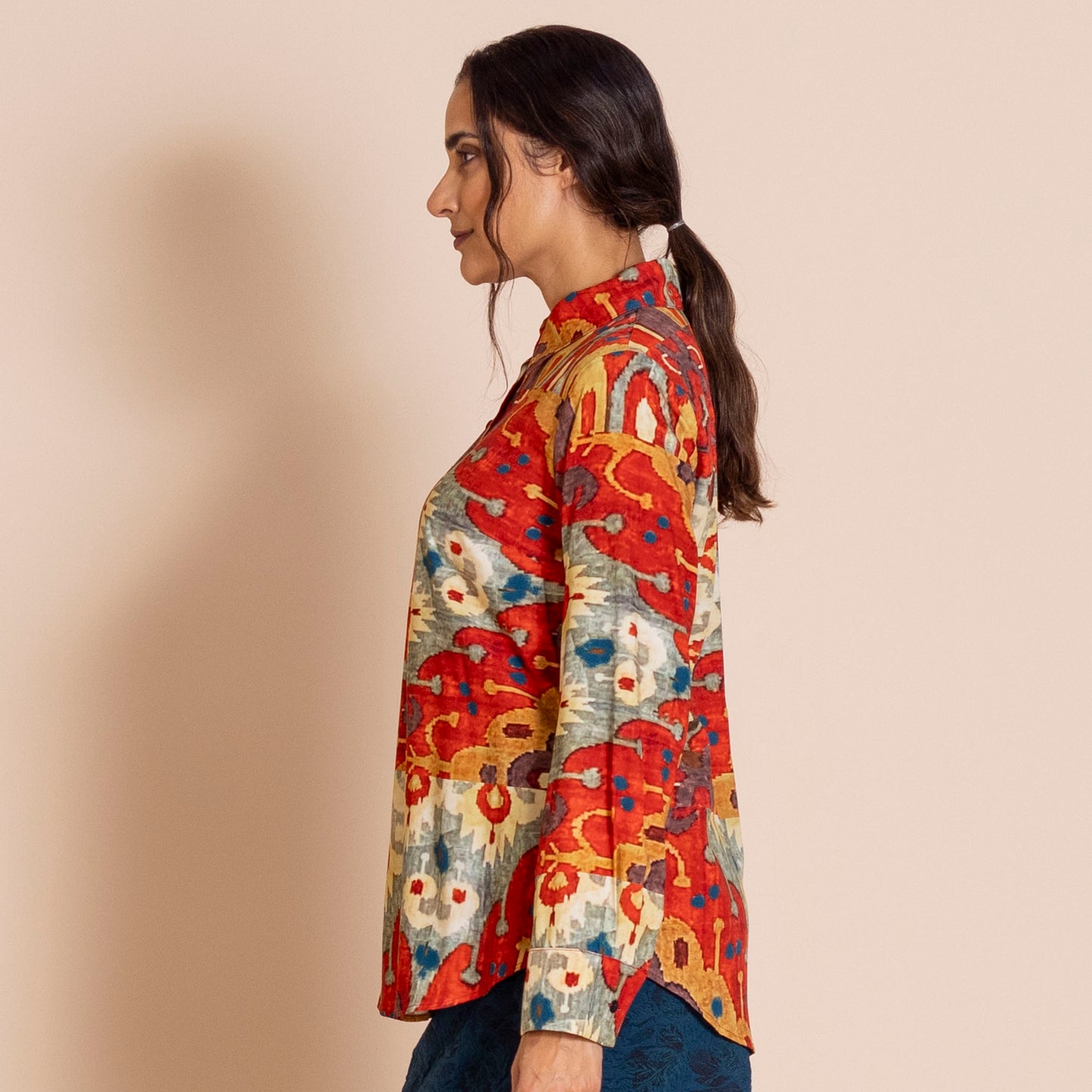 Megan Salmon Carpet Liberty Shirt