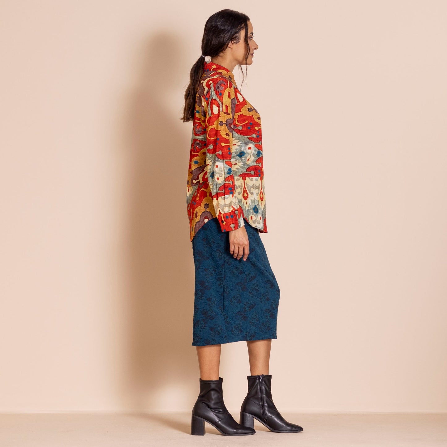 Megan Salmon Carpet Liberty Shirt