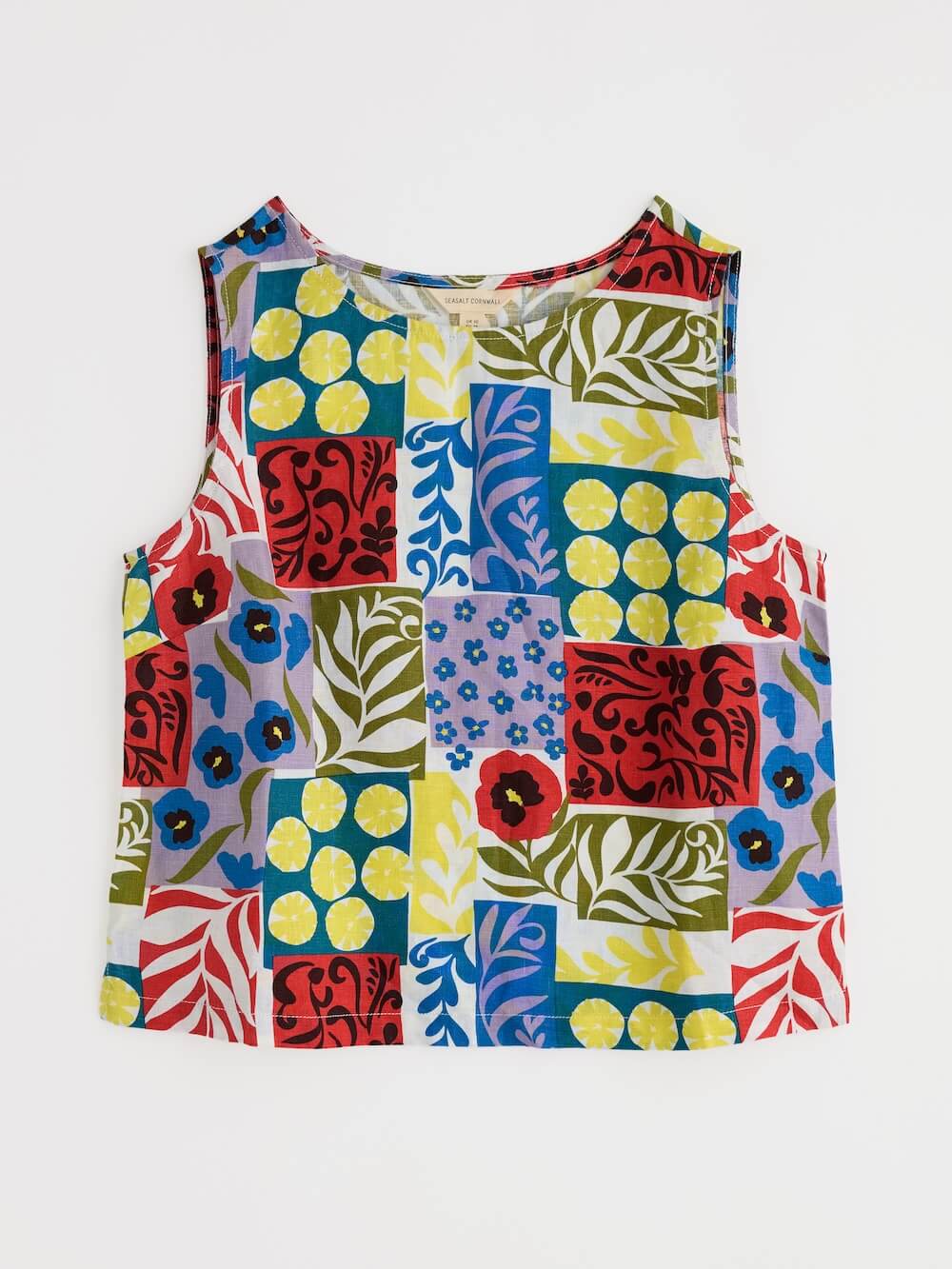Seasalt - Colour Study Top - Headland Patchwork Mix