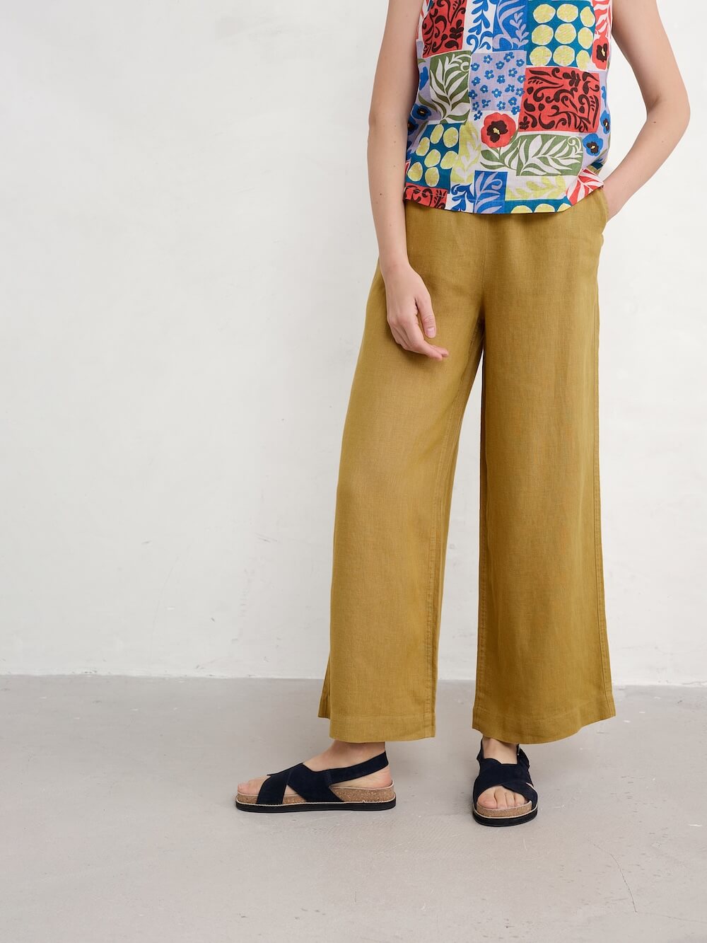 Seasalt - Colour Study Top - Headland Patchwork Mix