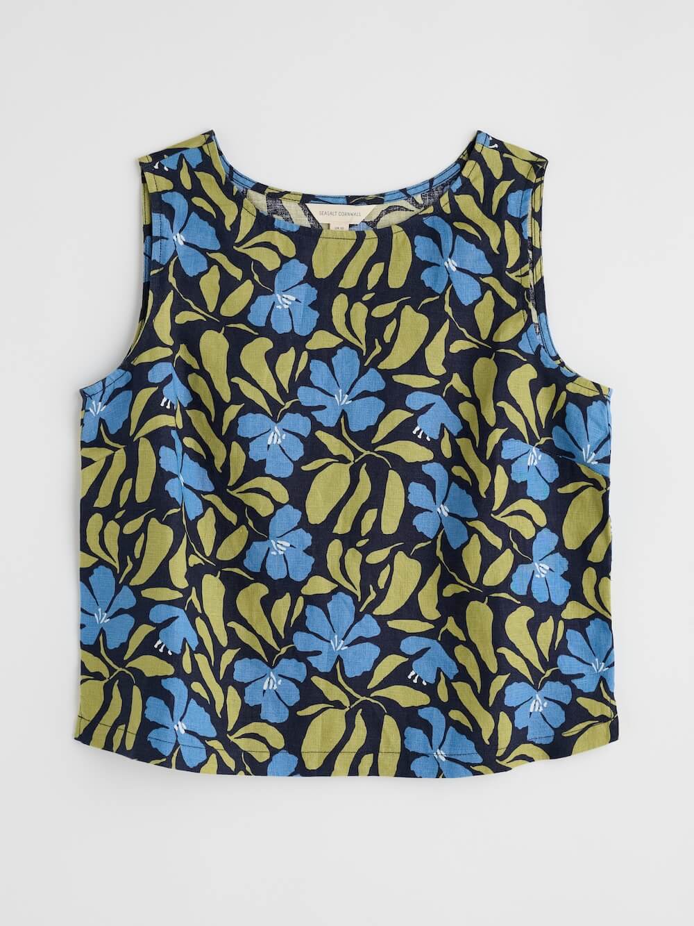 Seasalt - Colour Study Top - Leafy Floral Maritime