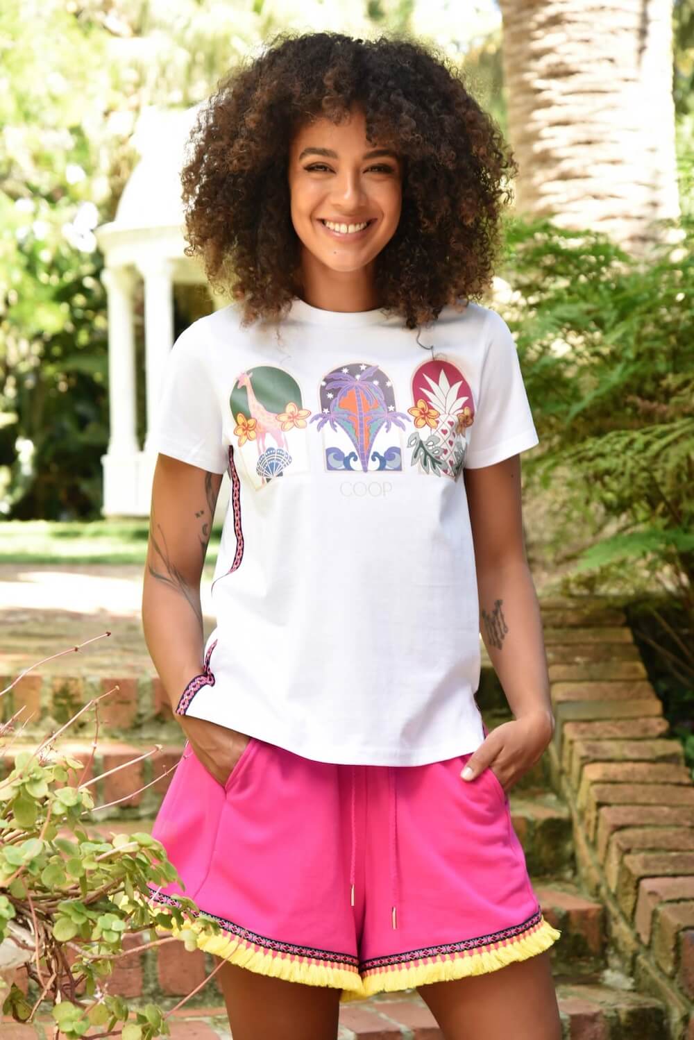 Trelise Cooper - Do You Like Pina Coladas? T-Shirt - White