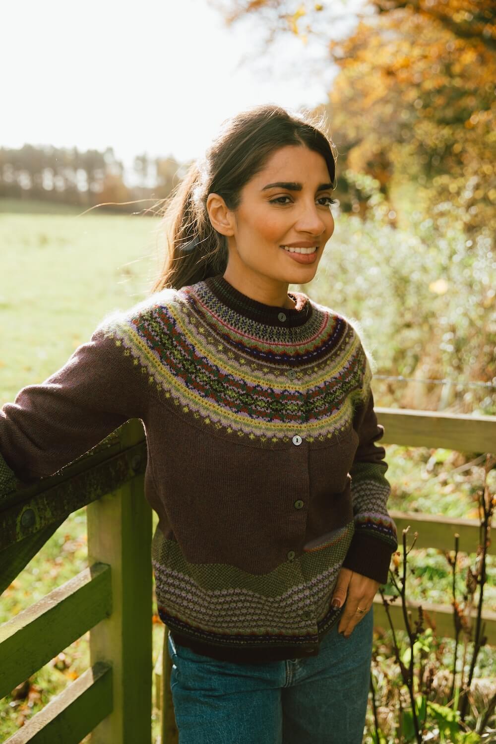 Eribé - Alpine Cardigan - Heather