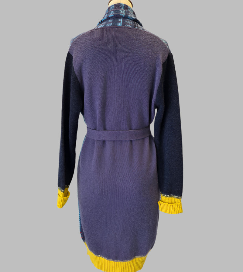 Eribe Pioneer Longline Cardicoat Moonflower