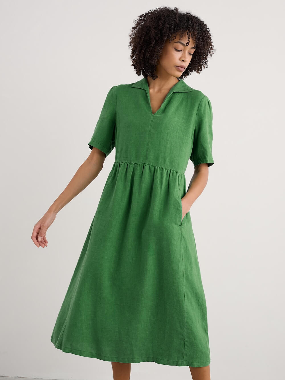 Seasalt - Fen Violet Dress - Hedgerow