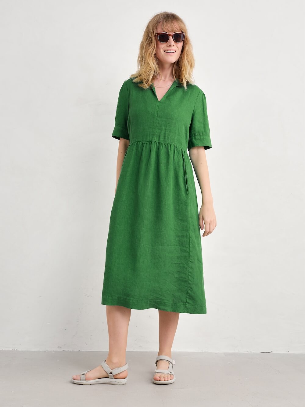 Seasalt - Fen Violet Dress - Hedgerow