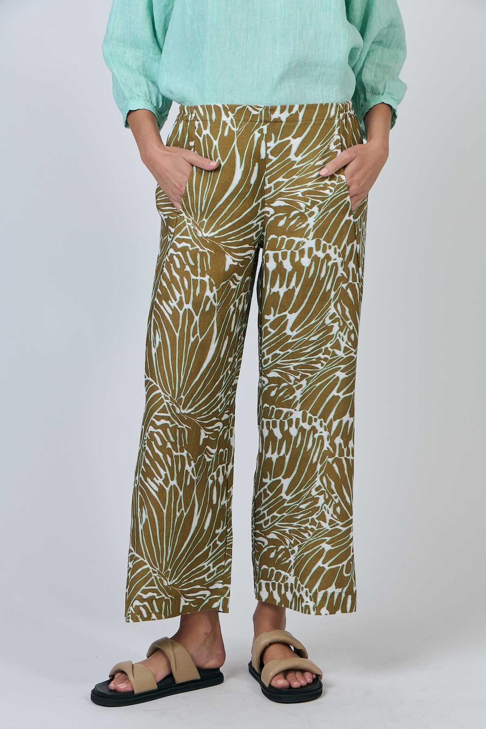 Naturals by O & J - Wide Leg Tailored Pants - Windsor (GA398)