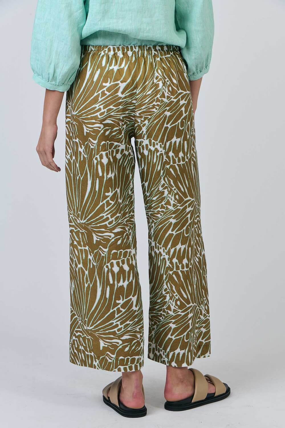 Naturals by O & J - Wide Leg Tailored Pants - Windsor (GA398)