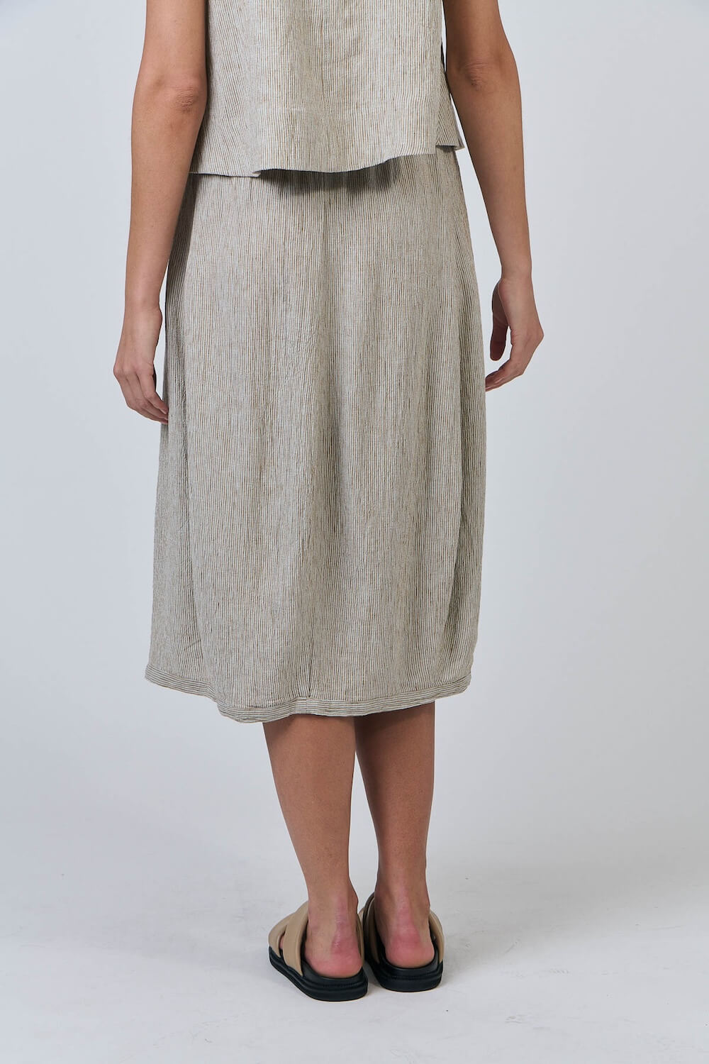 Naturals by O & J - Midi Linen Skirt (GA639) - Blister