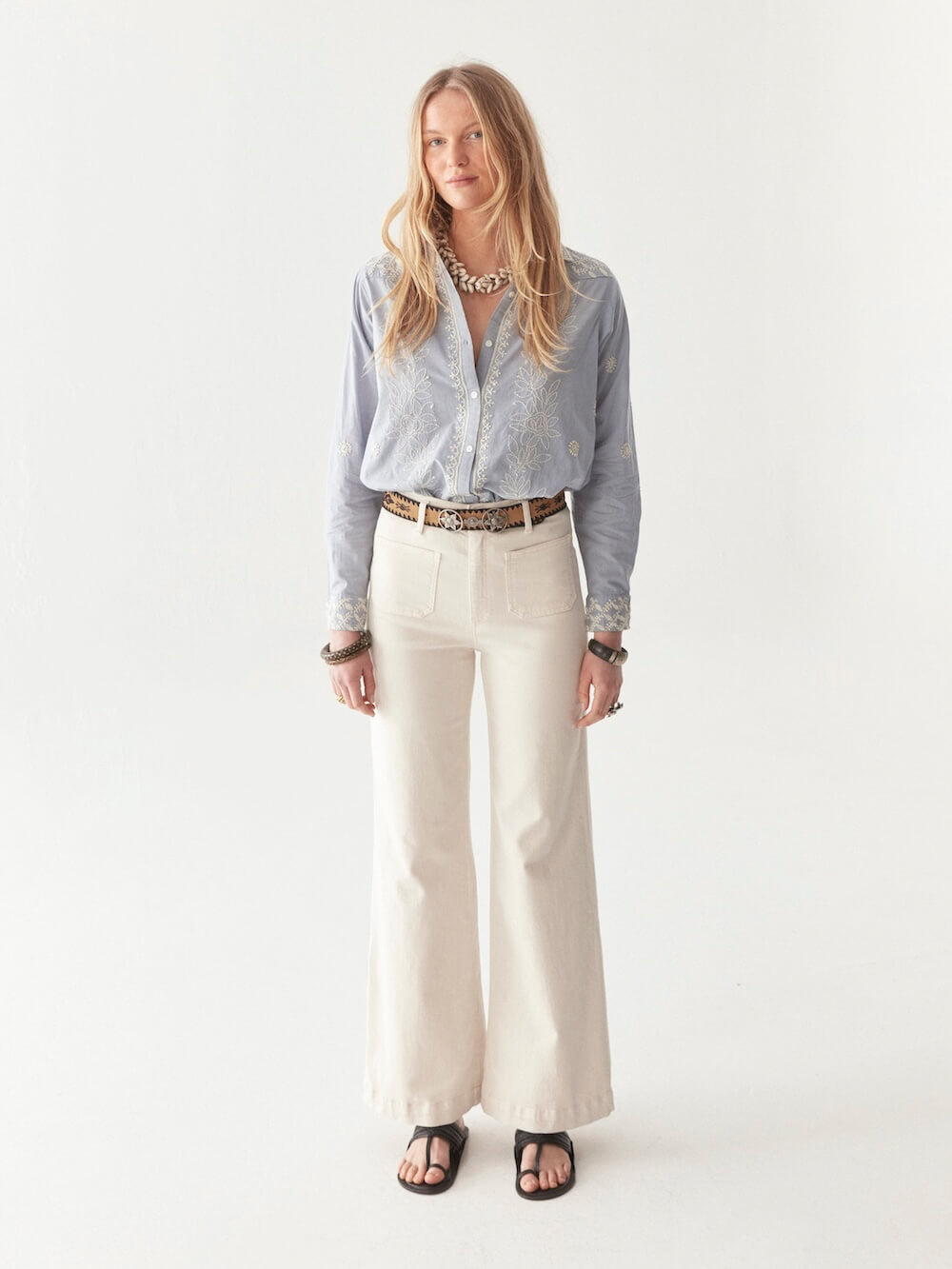 Maison Hotel - Ganges Blouse - Indigo