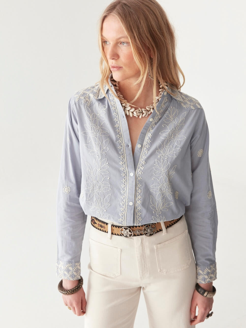 Maison Hotel - Ganges Blouse - Indigo