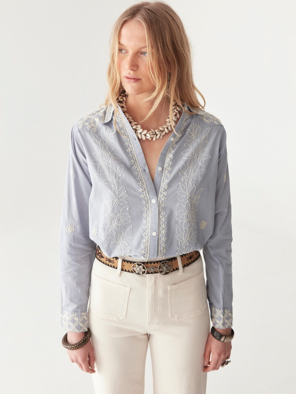 Maison Hotel - Ganges Blouse - Indigo