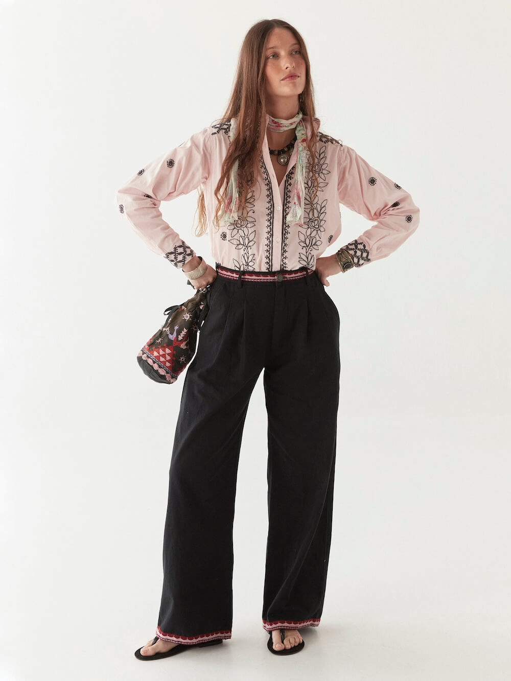 Maison Hotel - Ganges Blouse - Software Pink