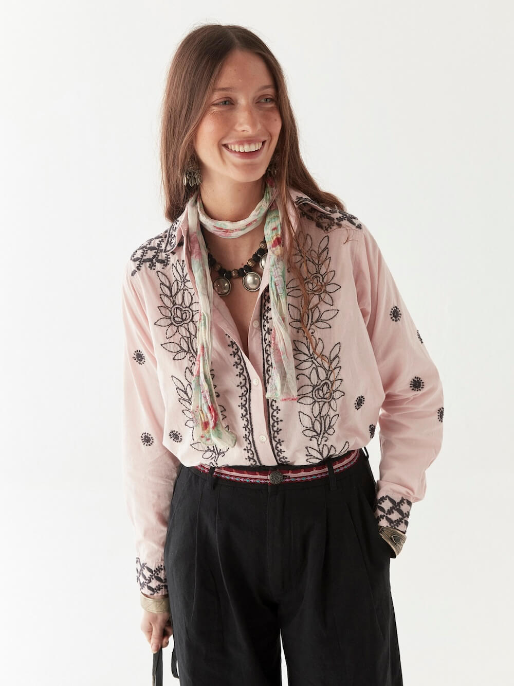Maison Hotel - Ganges Blouse - Software Pink