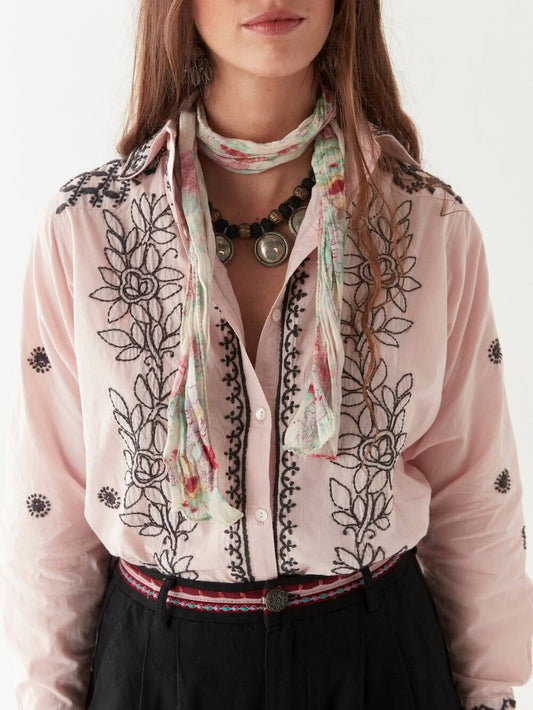Maison Hotel - Ganges Blouse - Software Pink