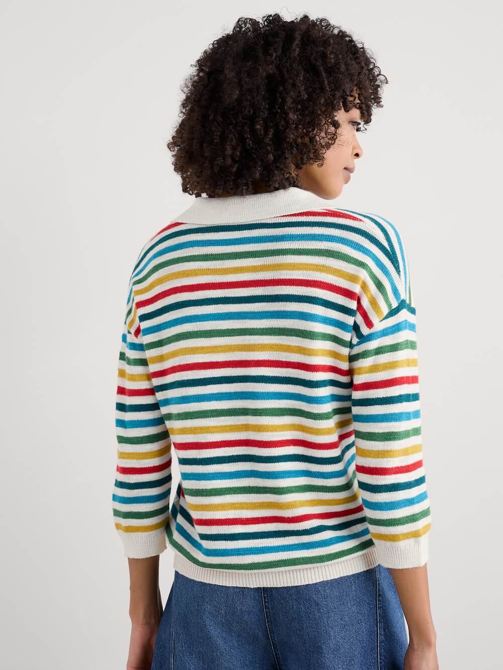 Seasalt - Gwynver Jumper - Mini Cornish Raspberry Multi