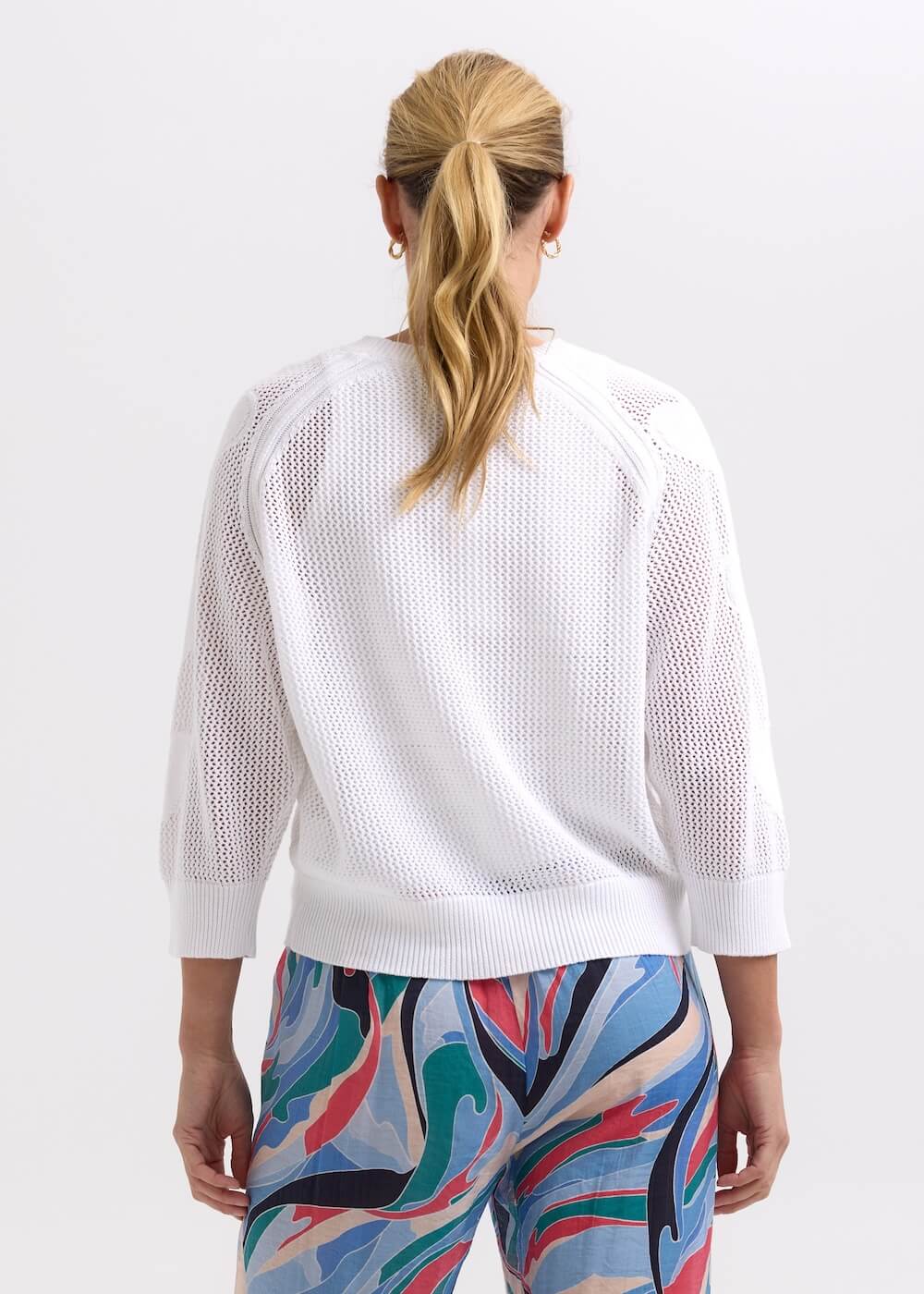 Zaket & Plover - Hearts on my Sleeve Top - White ZP7717