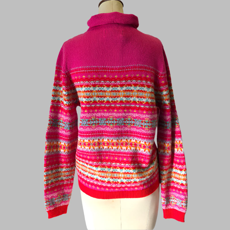 Eribe Kinross High Neck Sweater Foxglove