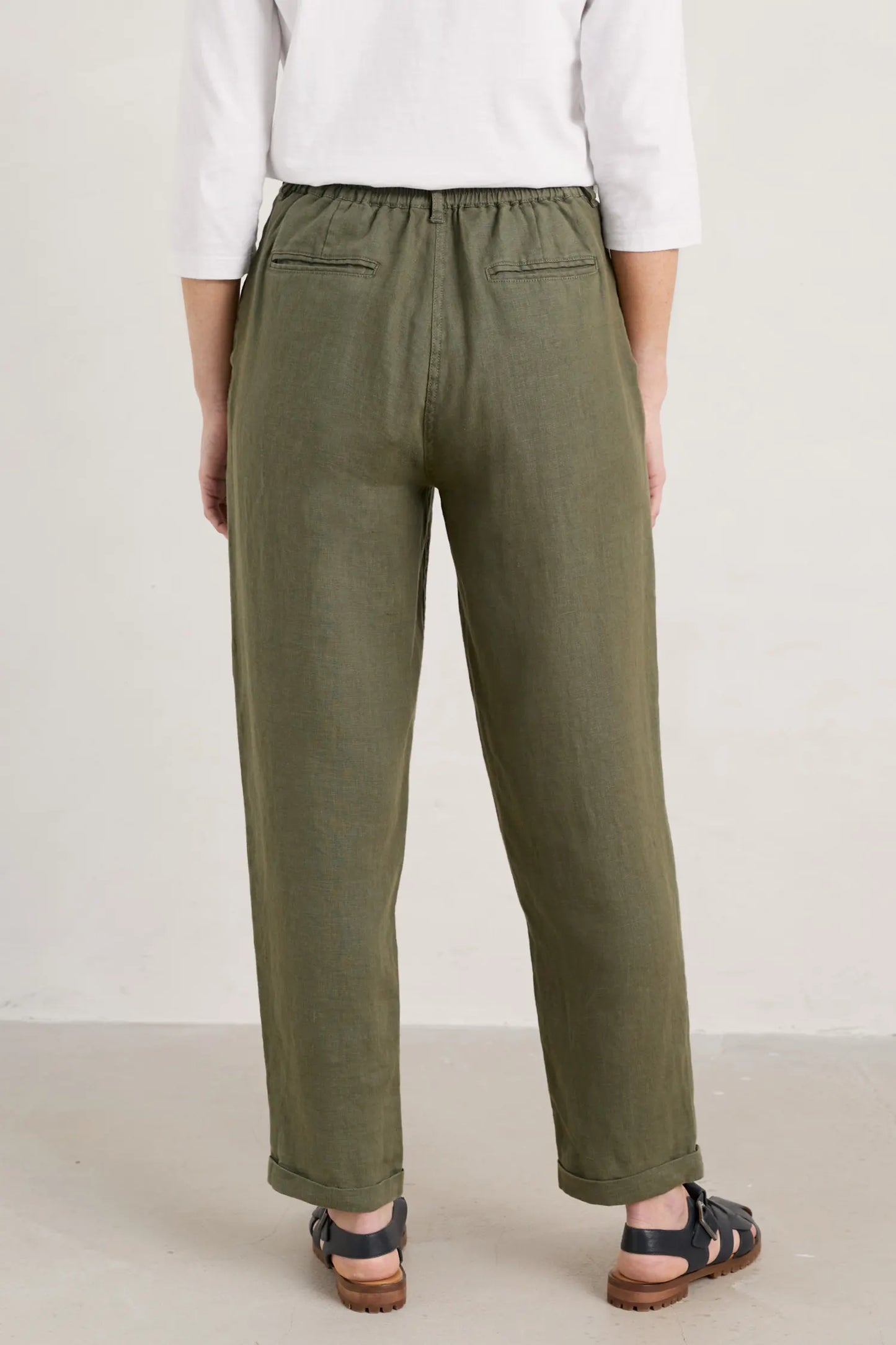 Seasalt Trengwainton Trouser Light Olive