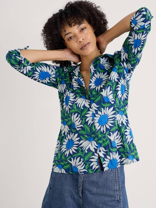 Seasalt - Larissa Shirt - Bold Sunflower Marine