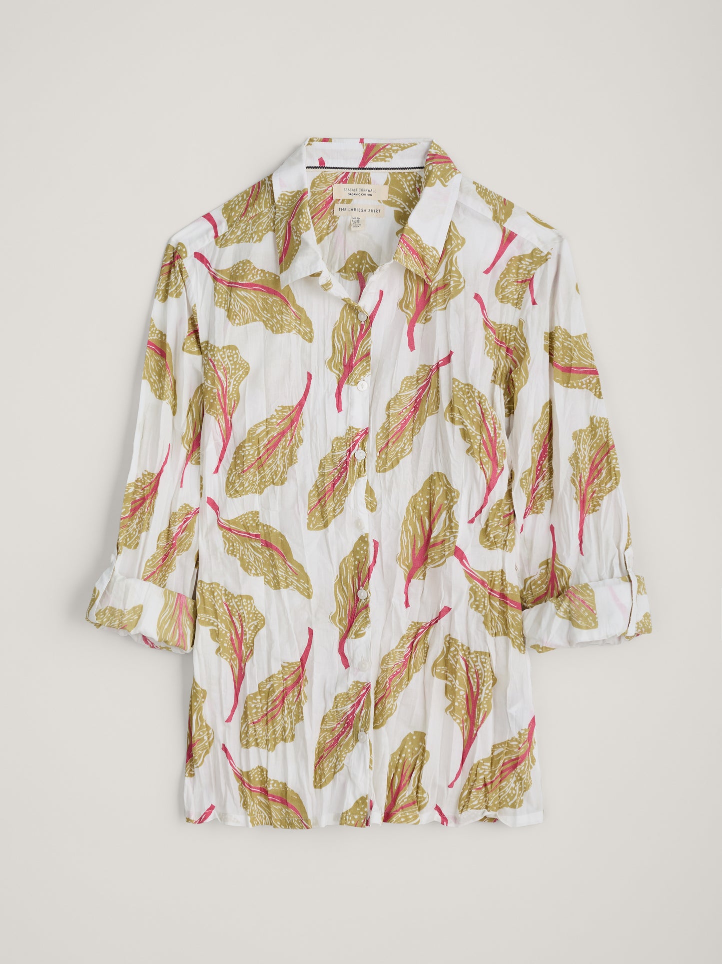 Seasalt 'Larissa Shirt' - Chard Leaves Chalk