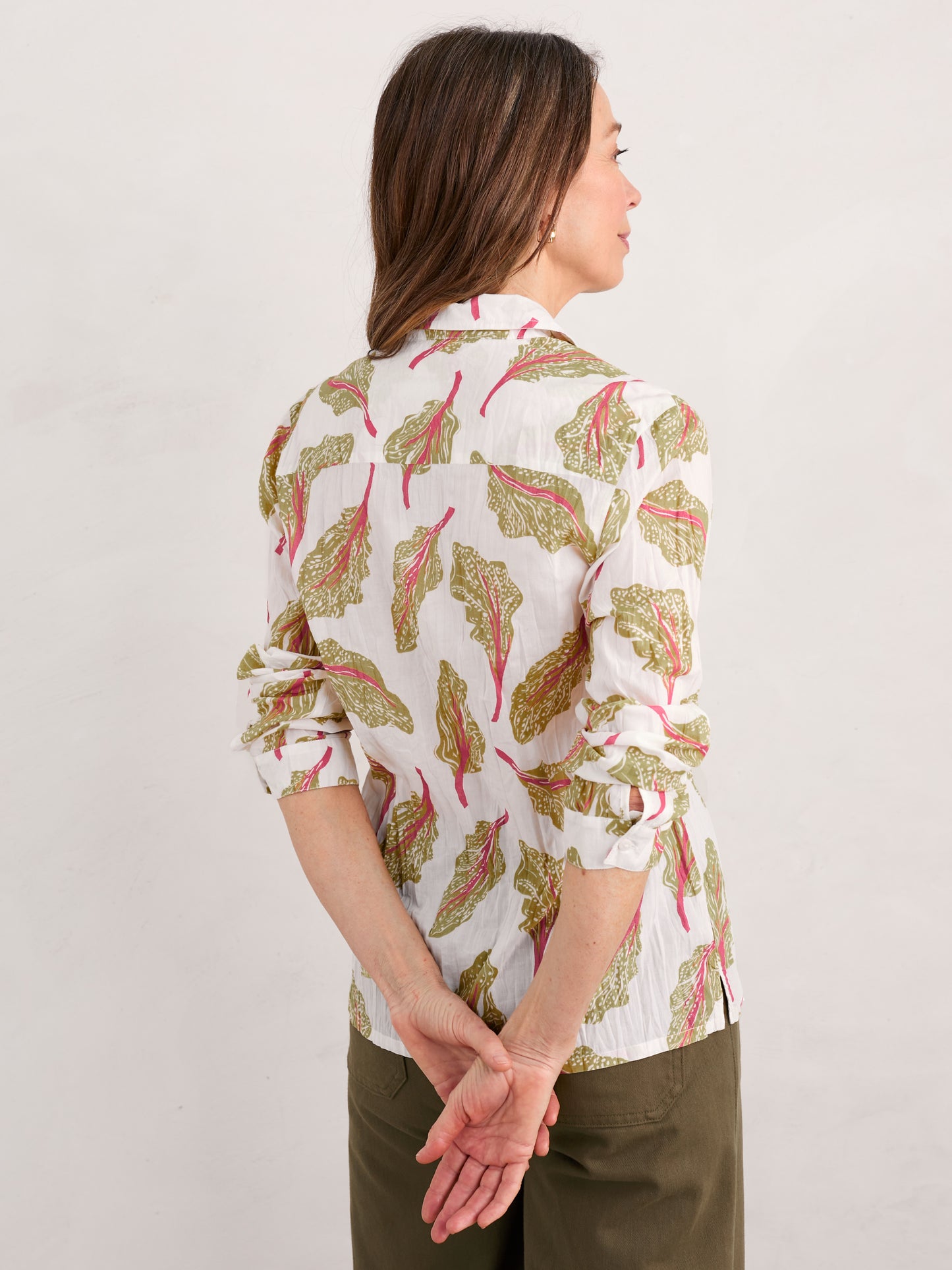Seasalt 'Larissa Shirt' - Chard Leaves Chalk