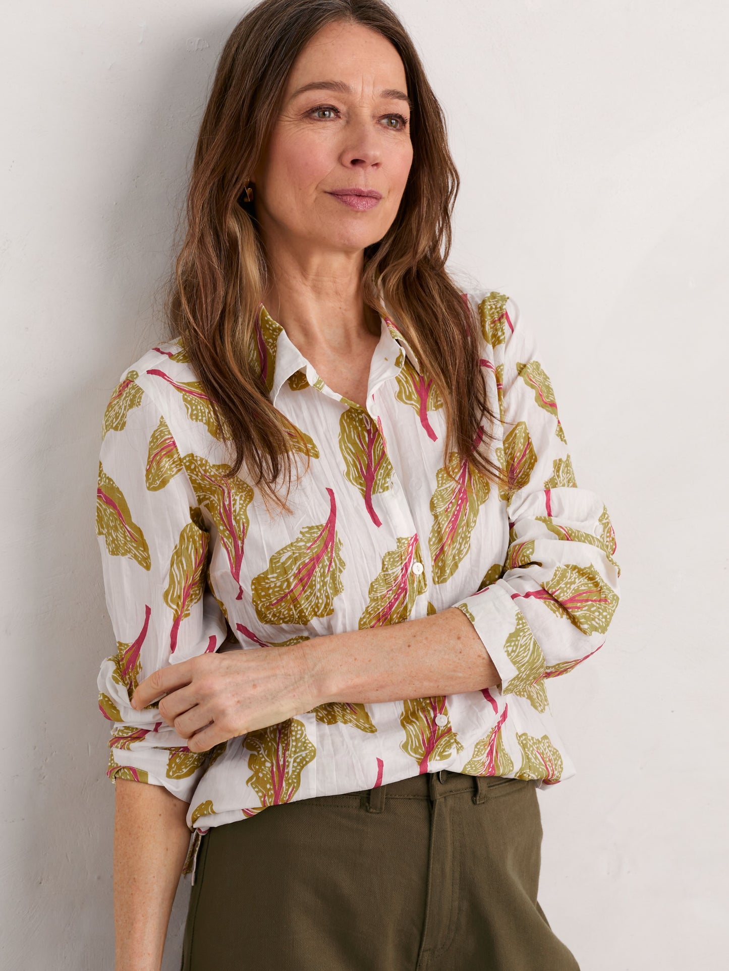 Seasalt 'Larissa Shirt' - Chard Leaves Chalk