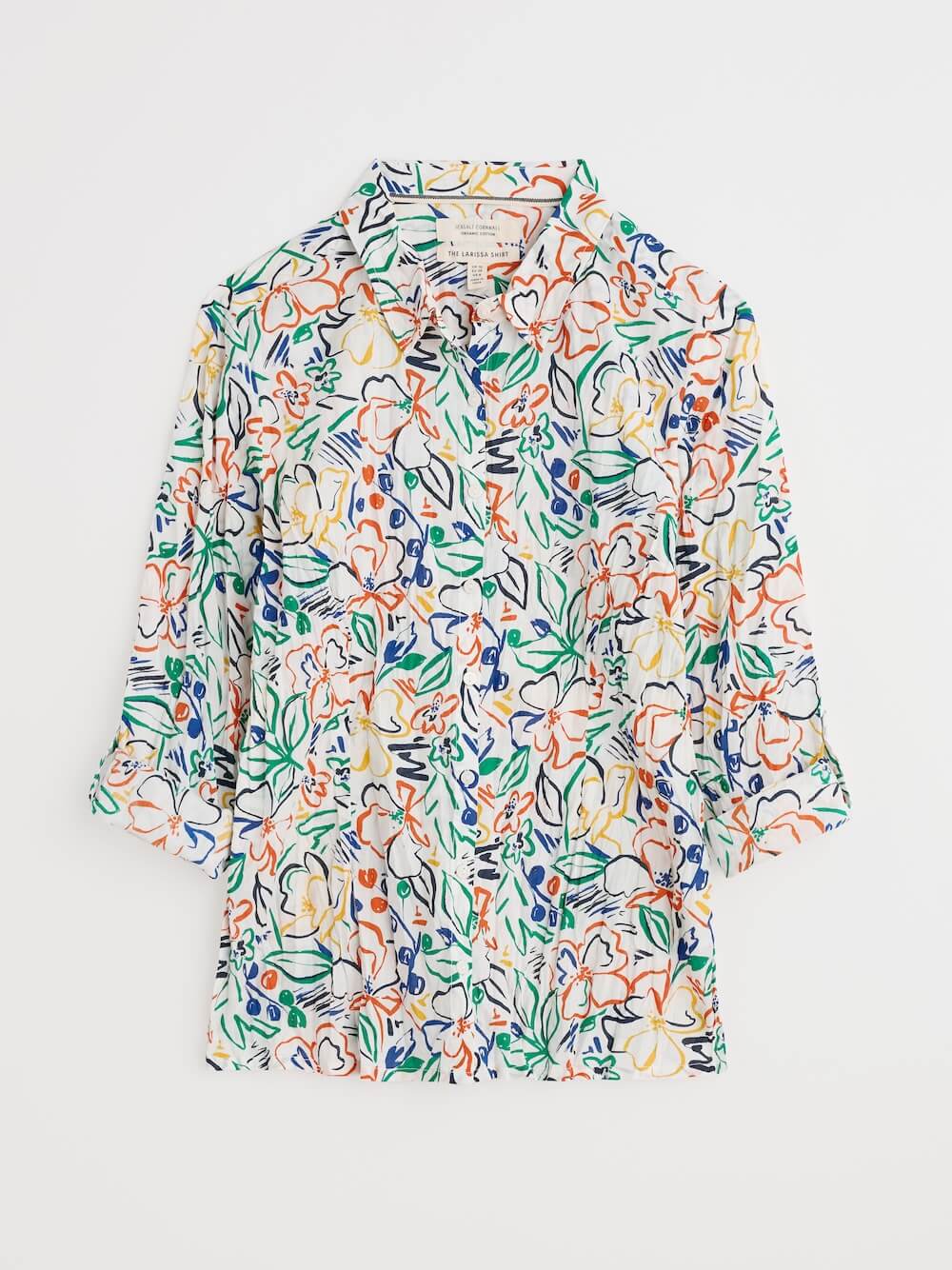 Seasalt - Larissa Shirt - Painters Garden Chalk