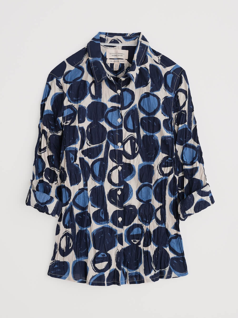 Seasalt - Larissa Shirt - Pebble Monoprint Aran