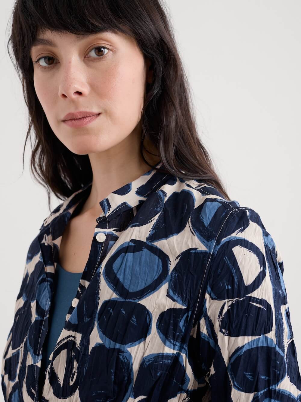 Seasalt - Larissa Shirt - Pebble Monoprint Aran