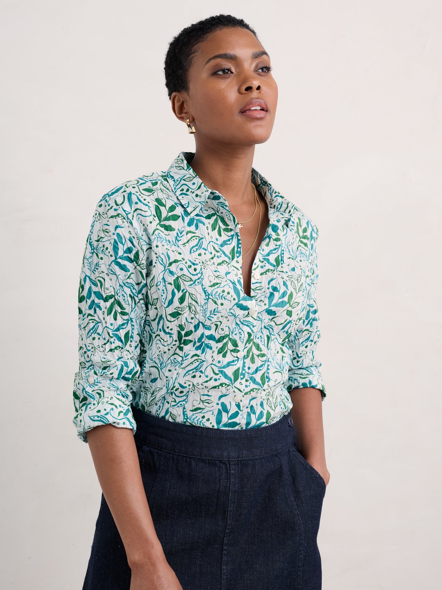 Seasalt 'Larissa Shirt' - Wandering Peas Chalk