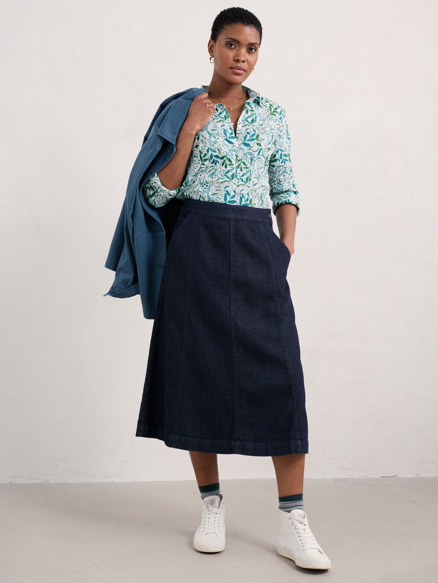 Seasalt 'Larissa Shirt' - Wandering Peas Chalk