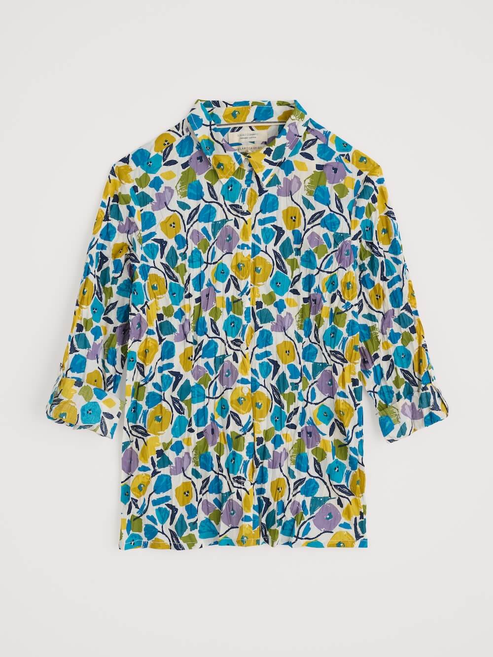 Seasalt - Larissa Shirt - Zennor Blooms Chalk