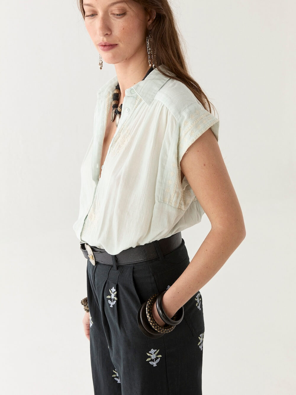 Maison Hotel - Lolo Pant - Midnight Wash