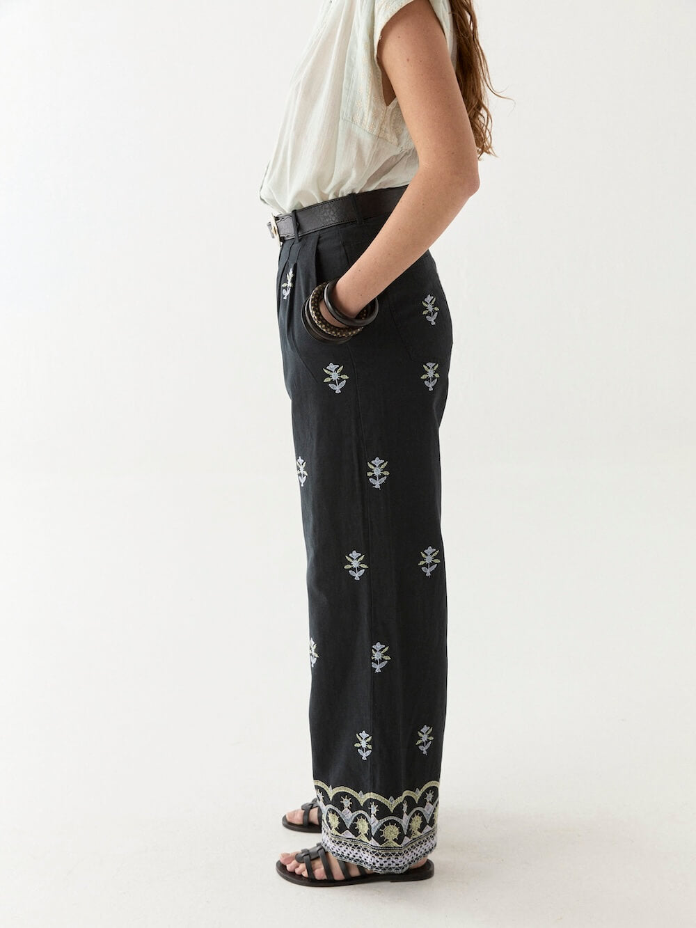 Maison Hotel - Lolo Pant - Midnight Wash