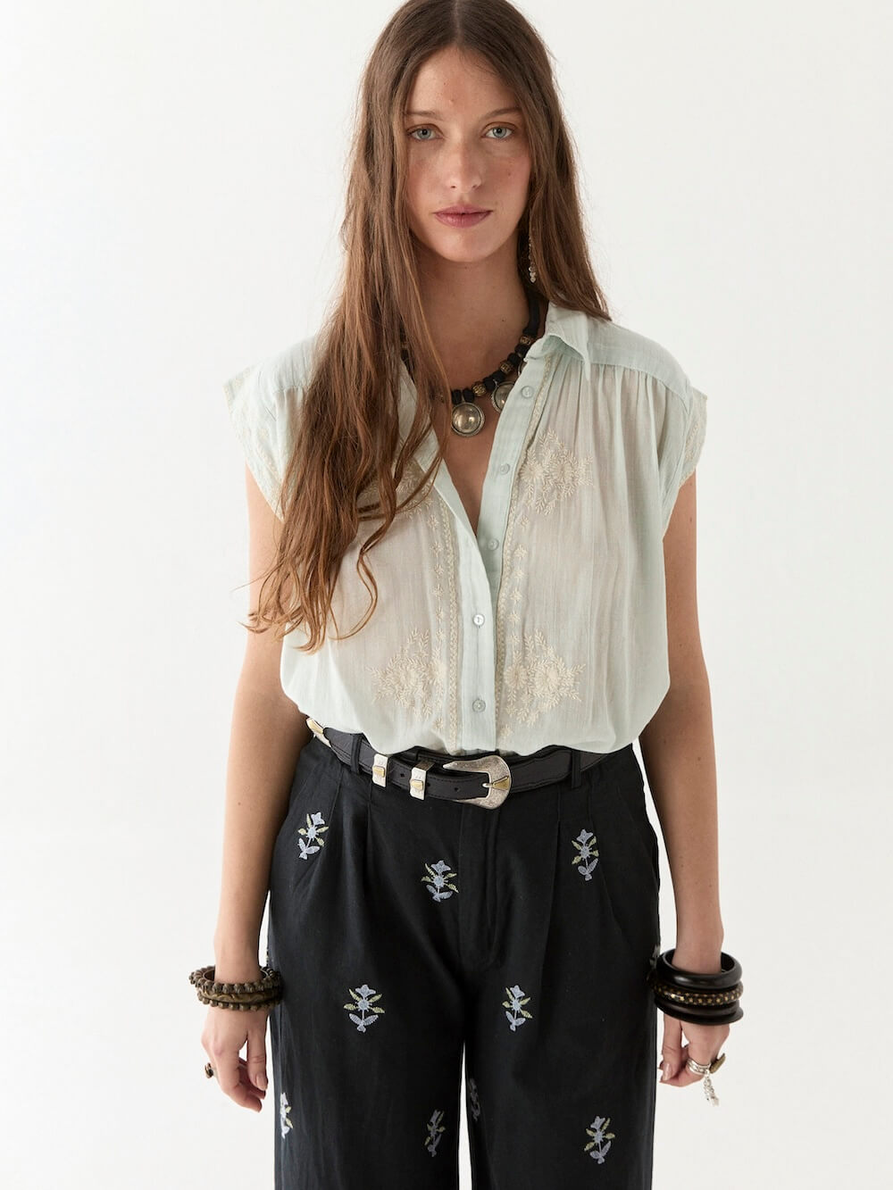 Maison Hotel - Lolo Pant - Midnight Wash