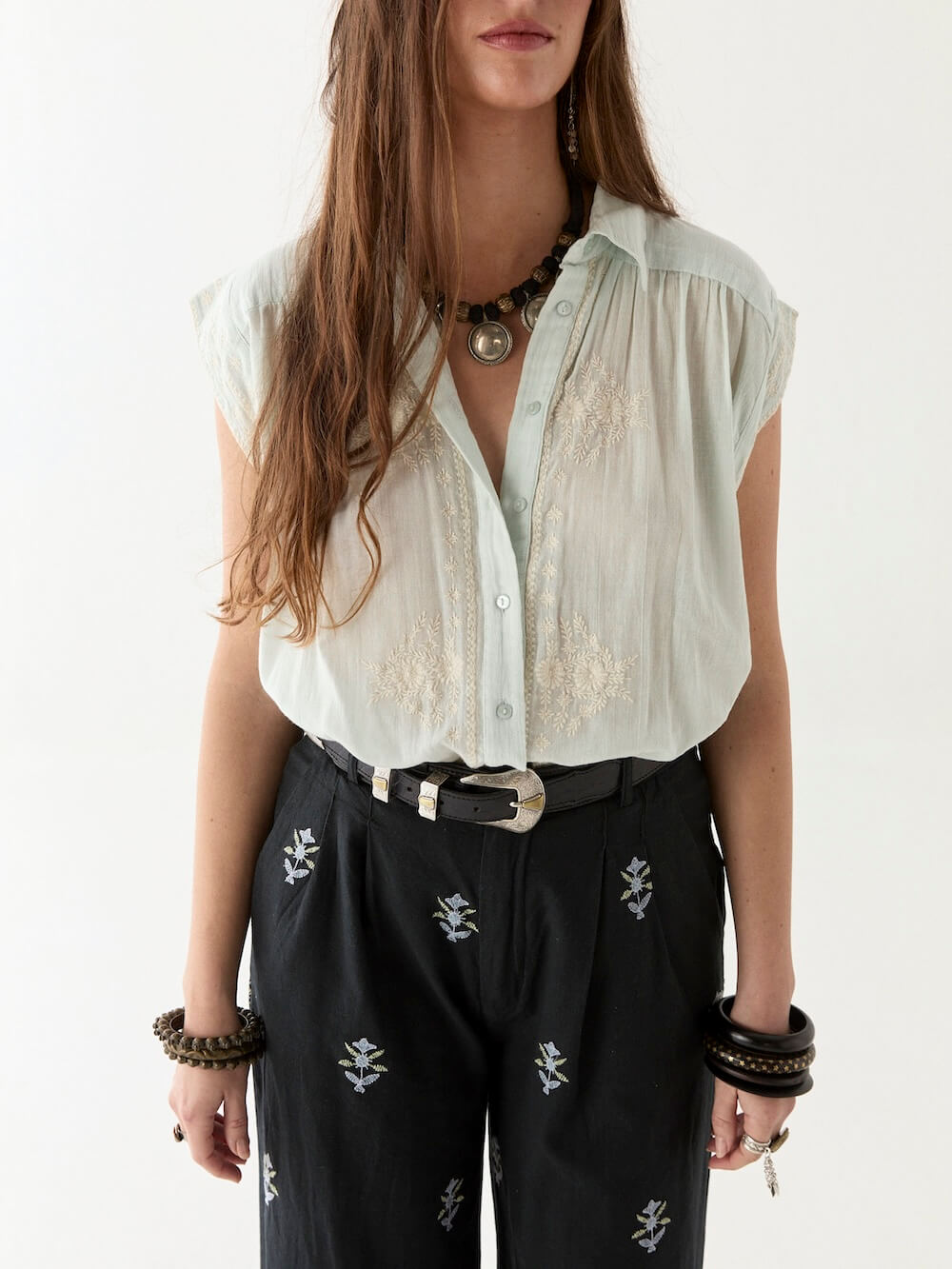 Maison Hotel - Lolo Pant - Midnight Wash