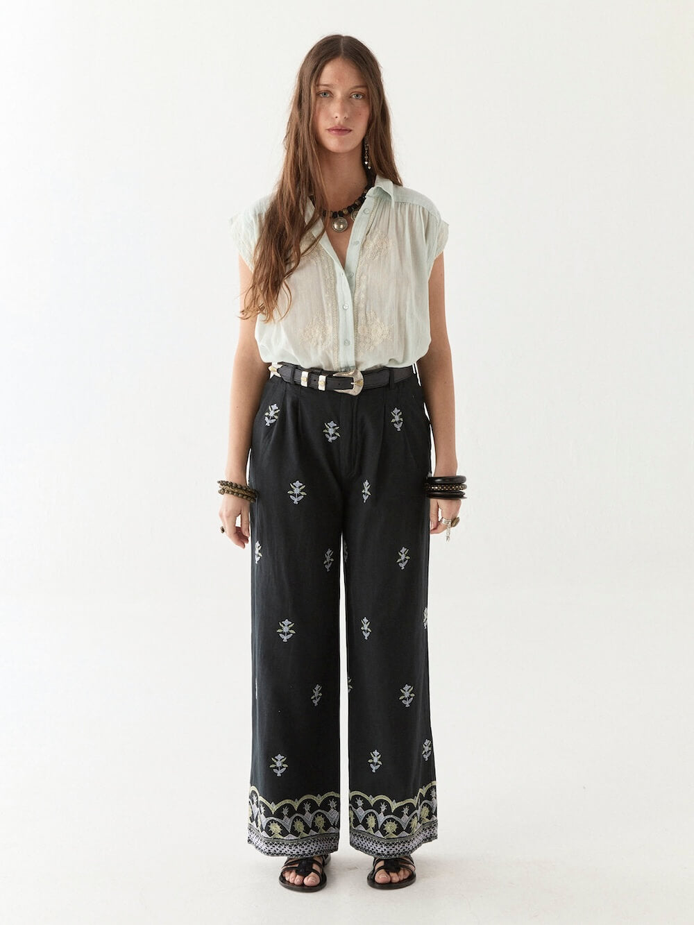 Maison Hotel - Lolo Pant - Midnight Wash