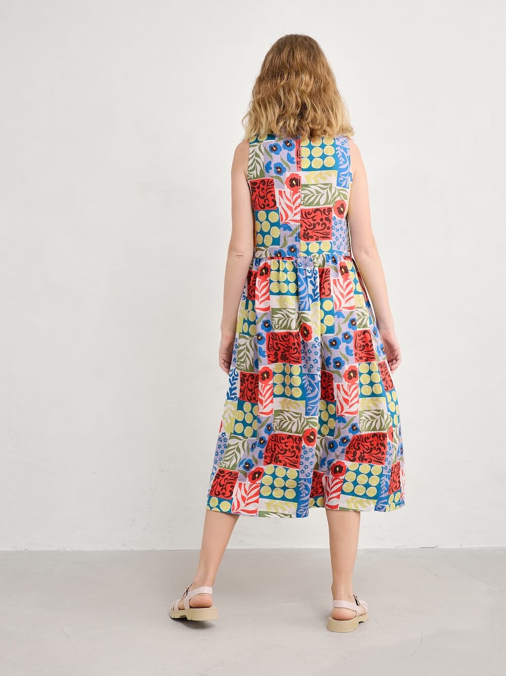Seasalt - Lowland Heather Dress - Headland Patchwork Mix