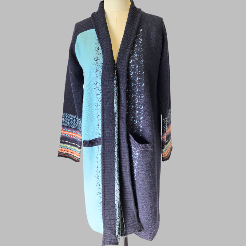 Montrose Long Cardigan - Moonflower